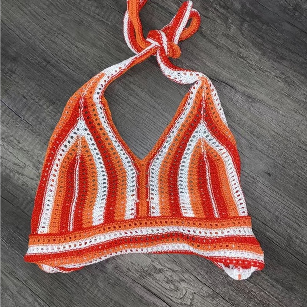 CROCHET KNIT TOP - Picture 3 of 3